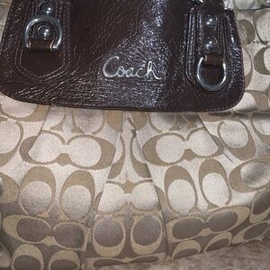 Coach Signature Jacquard Shoulder Bag